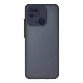 Newface Xiaomi Redmi 10C Kılıf Montreal Silikon Kapak - Lacivert