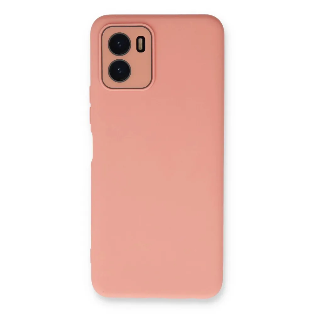 Newface Vivo Y15S Kılıf Lansman Glass Kapak - Pembe
