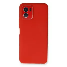 Newface Vivo Y15S Kılıf Lansman Glass Kapak - Kırmızı