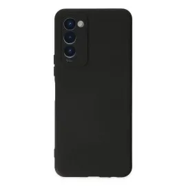 Newface Tecno Camon 18 Kılıf Nano Içi Kadife Silikon - Siyah
