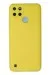 Newface Realme C25Y Kılıf Nano Içi Kadife Silikon - Sarı