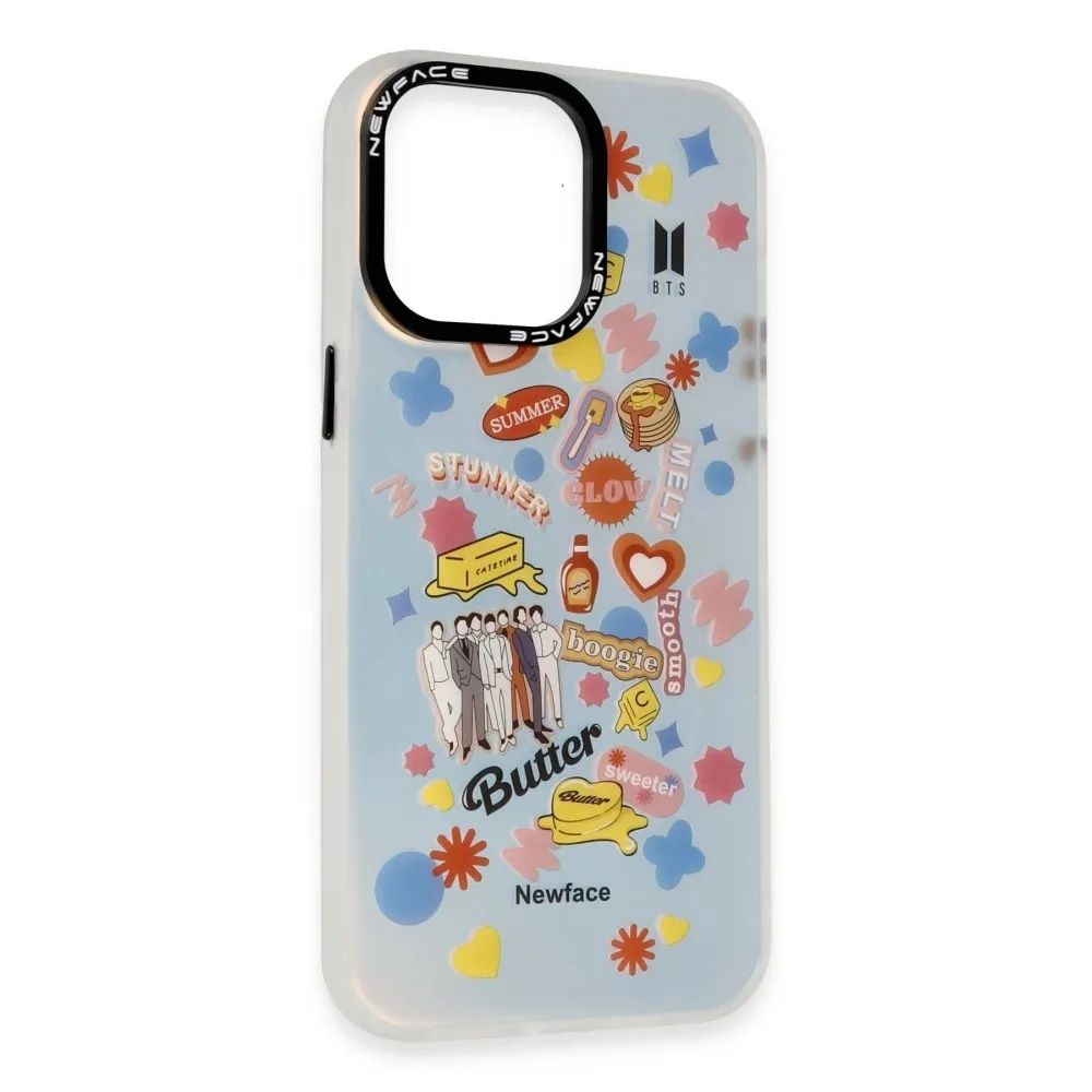 Newface Iphone 14 Pro Kılıf Estoril Desenli Kapak - Estoril - 16