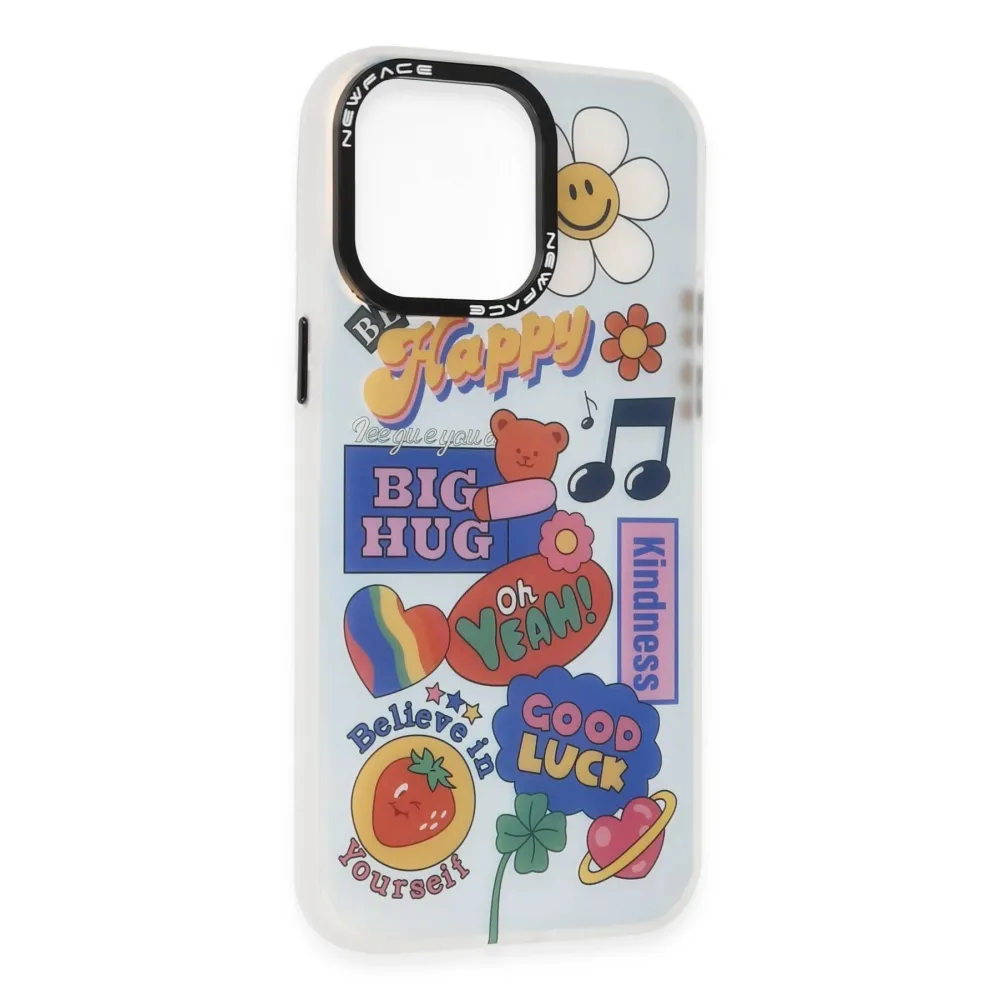 Newface Iphone 14 Pro Max Kılıf Estoril Desenli Kapak - Estoril - 15