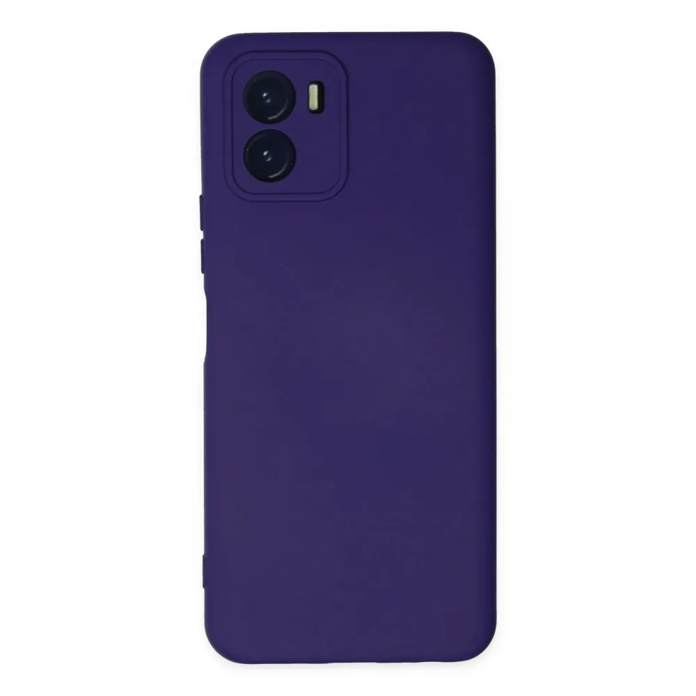Newface Vivo Y15S Kılıf Nano Içi Kadife Silikon - Mor