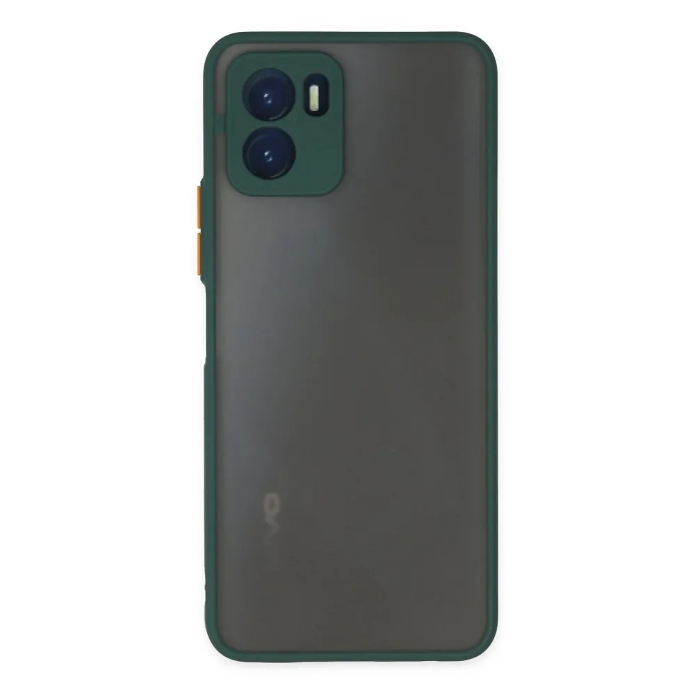 Newface Vivo Y15S Kılıf Montreal Silikon Kapak - Yeşil