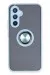 Newface Samsung Galaxy A54 5G Kılıf Montreal Yüzüklü Silikon Kapak - Buz Mavi