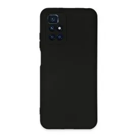 Newface Xiaomi Redmi 10 2022 Kılıf Nano içi Kadife Silikon - Siyah
