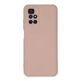 Newface Xiaomi Redmi 10 2022 Kılıf Nano Içi Kadife Silikon - Pudra