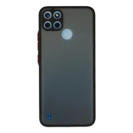 Newface Realme C21Y Kılıf Montreal Silikon Kapak - Siyah