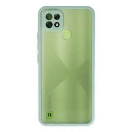 Newface Realme C21 Kılıf Montreal Silikon Kapak - Turkuaz