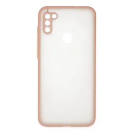 Newface Samsung Galaxy A11 Kılıf Montreal Silikon Kapak - Pembe