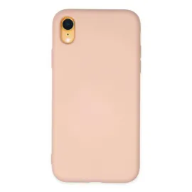 Newface Iphone Xr Kılıf Nano Içi Kadife Silikon - Pudra