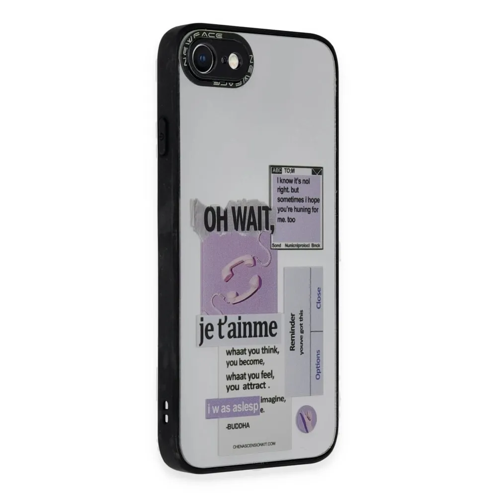 Newface Iphone 7 Kılıf Mirror Desenli Kapak - Mirror - 4