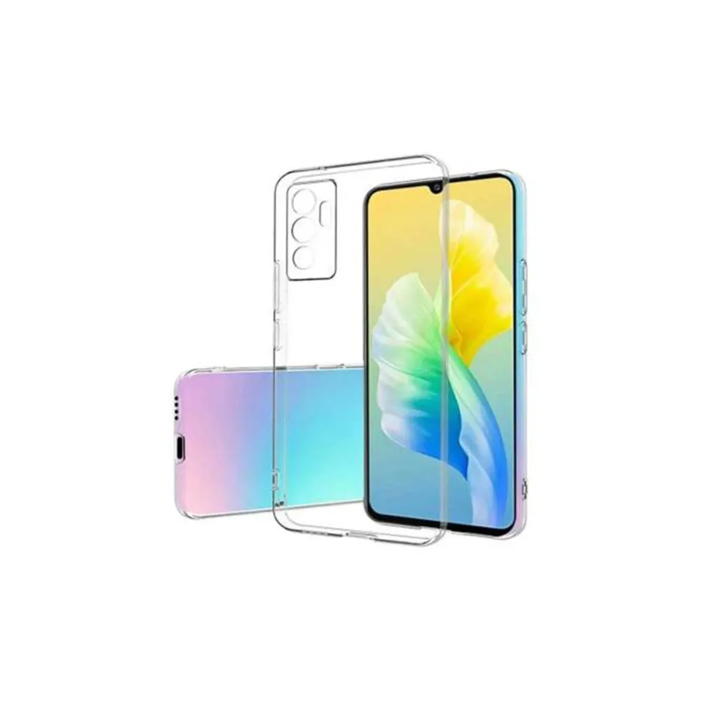 Newface Vivo V23 5G Kılıf Lüx Şeffaf Silikon