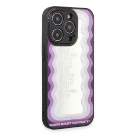 Newface Iphone 12 Pro Max Kılıf Mirror Desenli Kapak - Mirror - 5