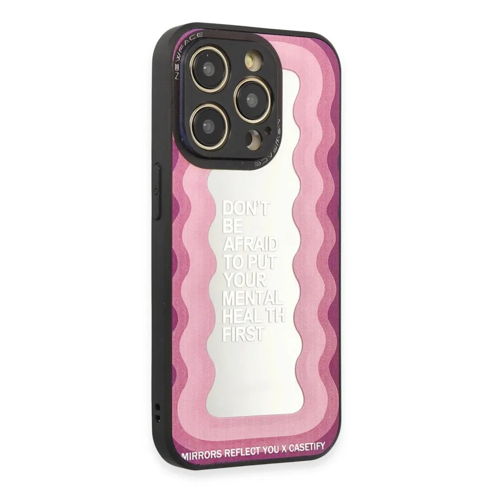 Newface Iphone 12 Pro Max Kılıf Mirror Desenli Kapak - Mirror - 11