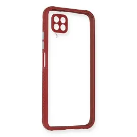 Newface Huawei P40 Lite Kılıf Miami Şeffaf Silikon - Fuşya