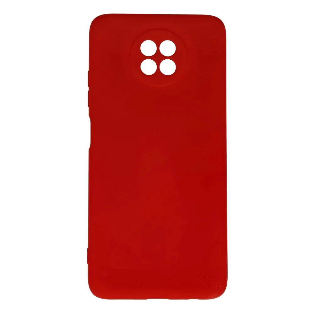 Newface Xiaomi Redmi Note 9 5G Kılıf Nano Içi Kadife Silikon - Kırmızı