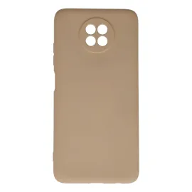 Newface Xiaomi Redmi Note 9 5G Kılıf Nano Içi Kadife Silikon - Bej