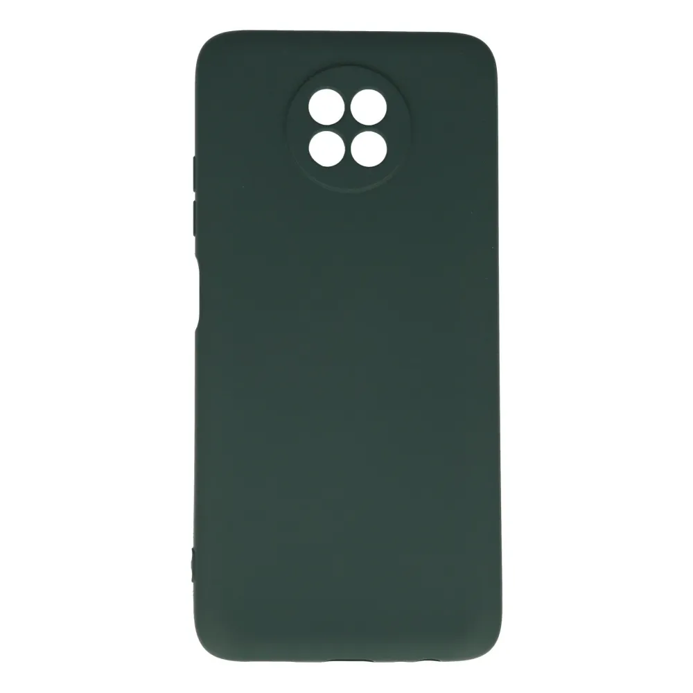 Newface Xiaomi Redmi Note 9 5G Kılıf Nano Içi Kadife Silikon - Koyu Yeşil