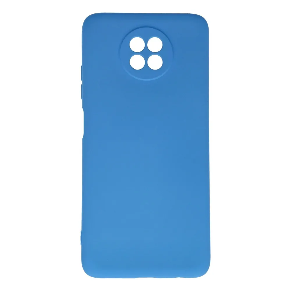 Newface Xiaomi Redmi Note 9 5G Kılıf Nano Içi Kadife Silikon - Mavi
