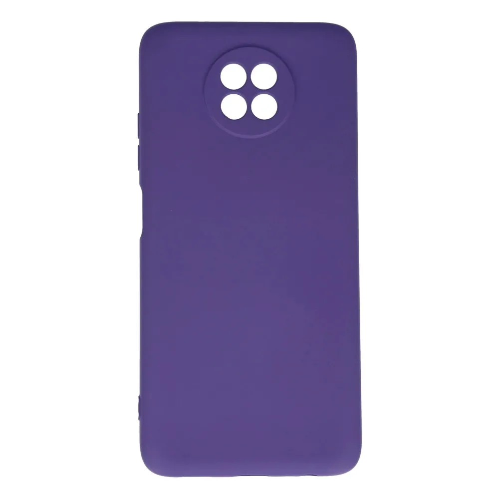 Newface Xiaomi Redmi Note 9 5G Kılıf Nano Içi Kadife Silikon - Mor