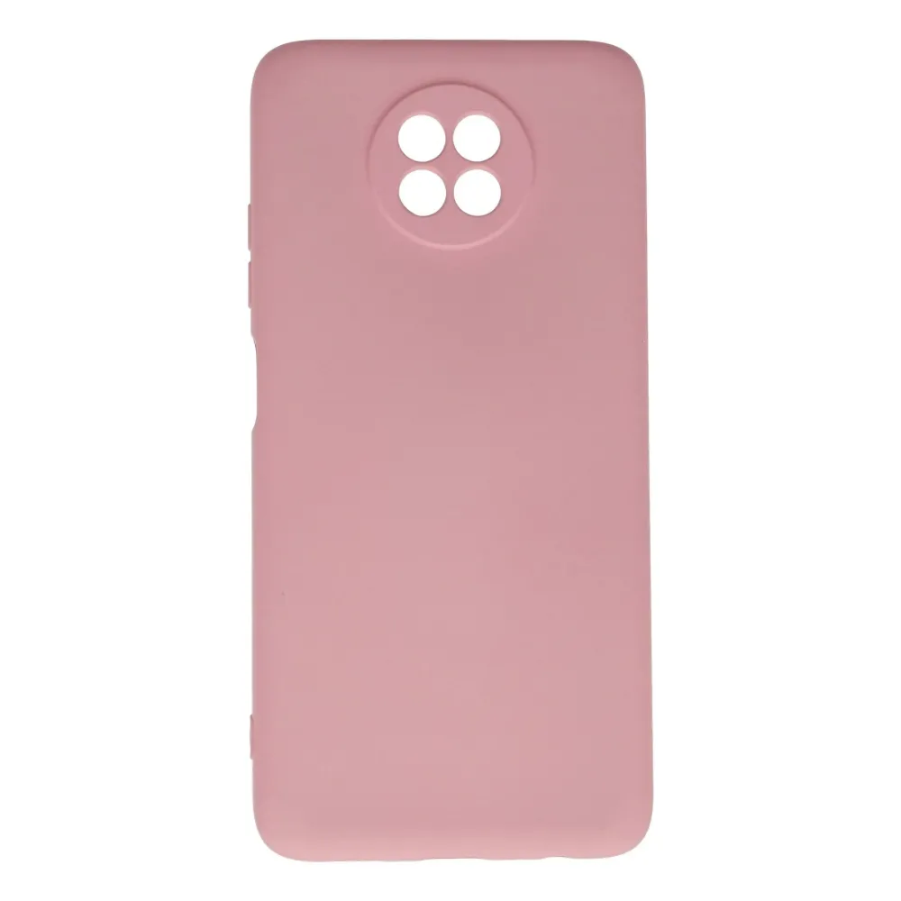 Newface Xiaomi Redmi Note 9 5G Kılıf Nano Içi Kadife Silikon - Pembe