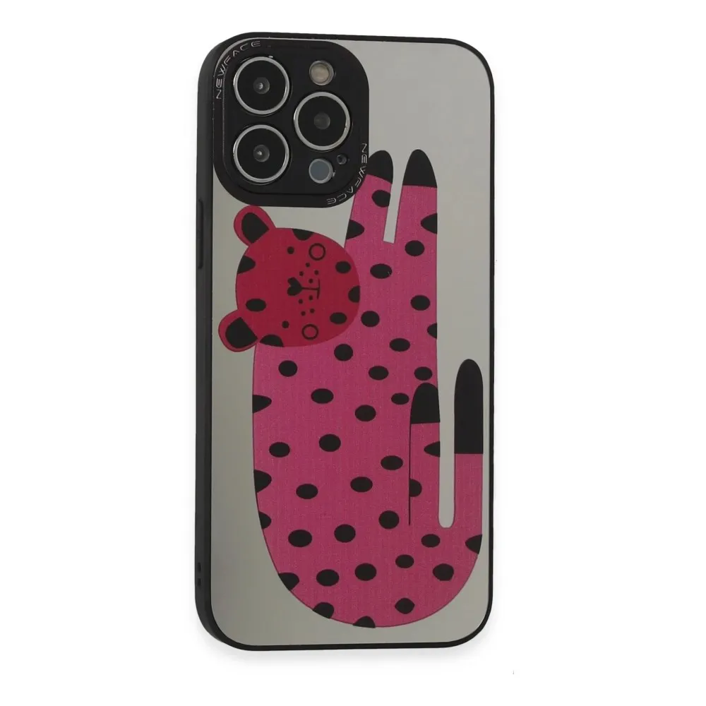 Newface Iphone 14 Pro Max Kılıf Mirror Desenli Kapak - Mirror - 12