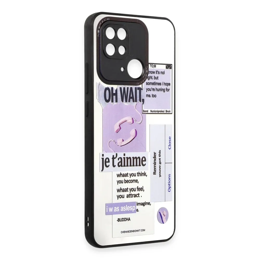 Newface Xiaomi Redmi 10C Kılıf Mirror Desenli Kapak - Mirror - 4