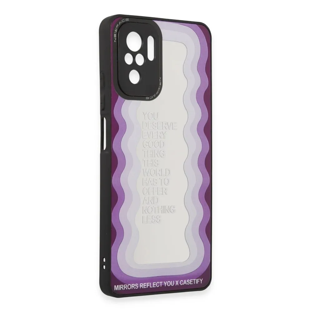 Newface Xiaomi Redmi Note 10 Kılıf Mirror Desenli Kapak - Mirror - 5