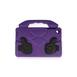 Newface iPad 10.2 (7.nesil) Kılıf Like Stantlı Tablet Silikon - Mor