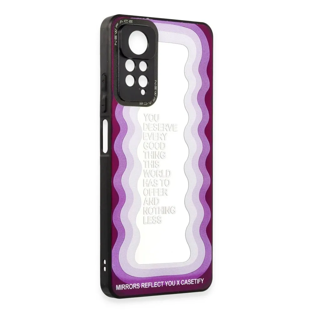 Newface Xiaomi Redmi Note 11 Pro Kılıf Mirror Desenli Kapak - Mirror - 5