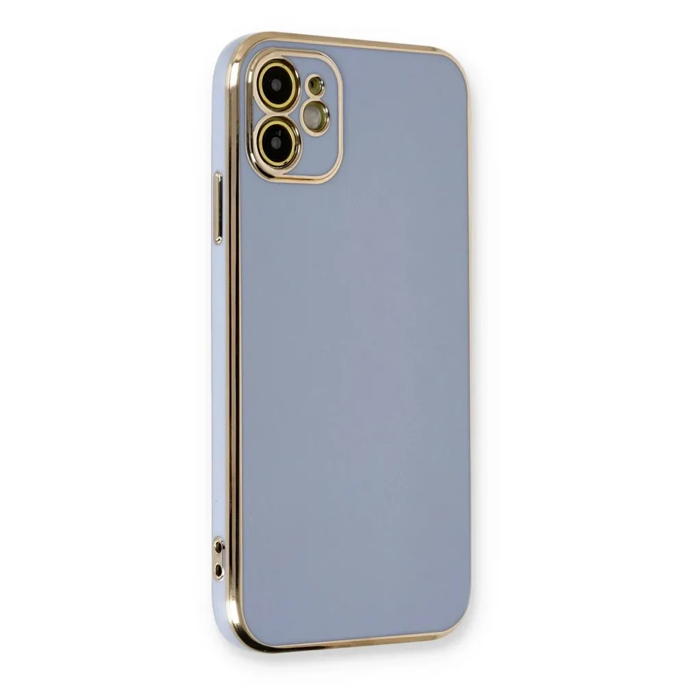 Newface Iphone 11 Kılıf Volet Silikon - Mavi