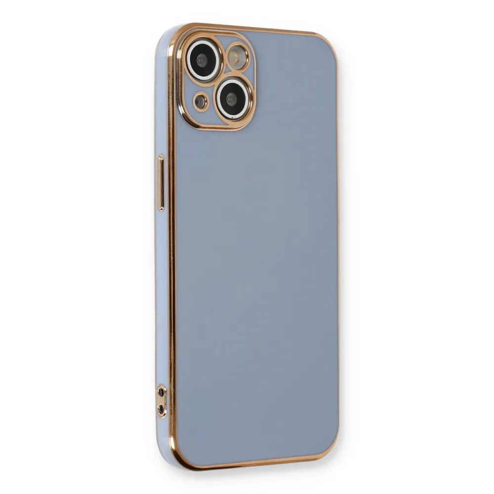 Newface Iphone 13 Kılıf Volet Silikon - Mavi