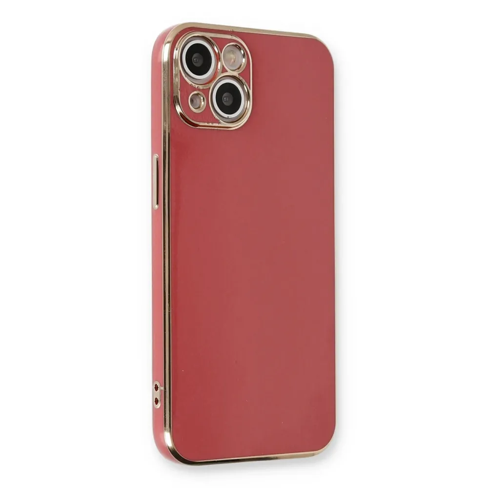 Newface Iphone 13 Kılıf Volet Silikon - Kırmızı