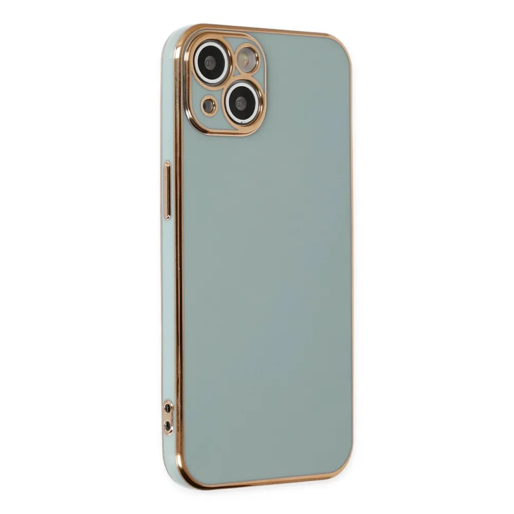 Newface Iphone 13 Kılıf Volet Silikon - Açık Yeşil