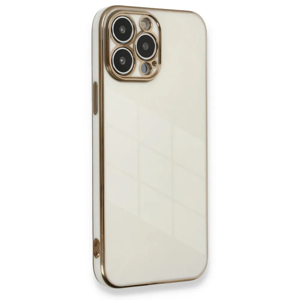 Newface Iphone 13 Pro Kılıf Volet Silikon - Beyaz