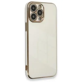 Newface Iphone 13 Pro Kılıf Volet Silikon - Beyaz