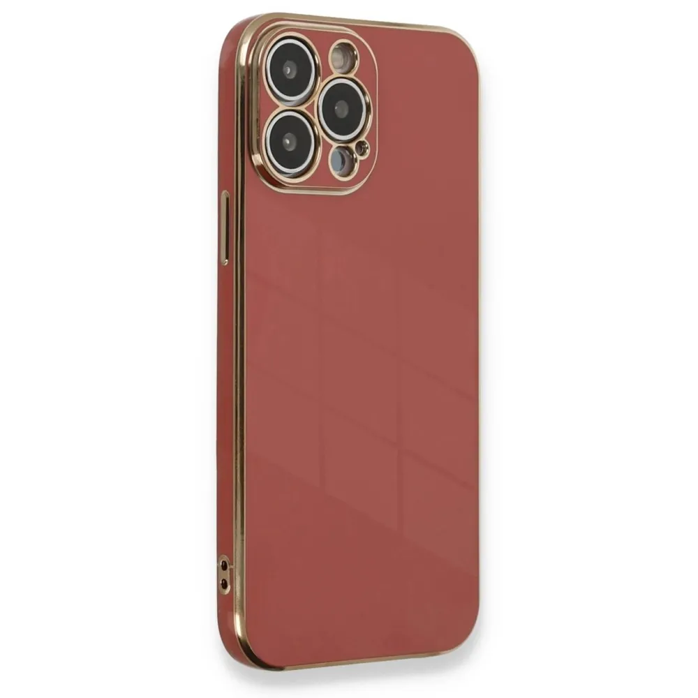 Newface Iphone 13 Pro Kılıf Volet Silikon - Kırmızı
