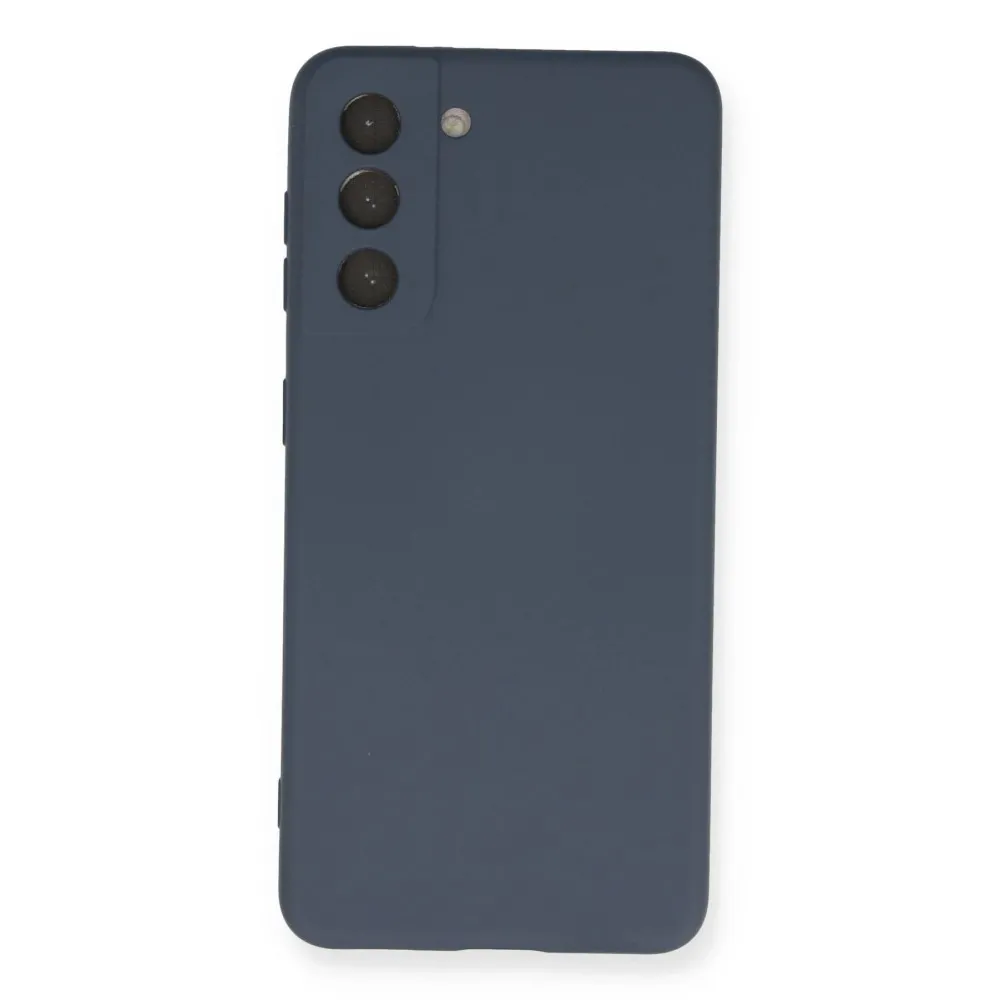 Newface Samsung Galaxy S21 Kılıf Nano içi Kadife Silikon - Gri