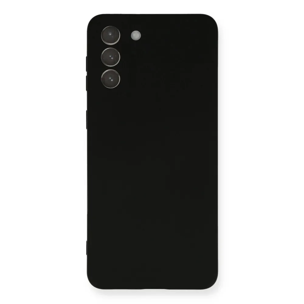 Newface Samsung Galaxy S21 Plus Kılıf Nano Içi Kadife Silikon - Siyah