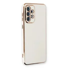 Newface Samsung Galaxy A53 5G Kılıf Volet Silikon - Beyaz