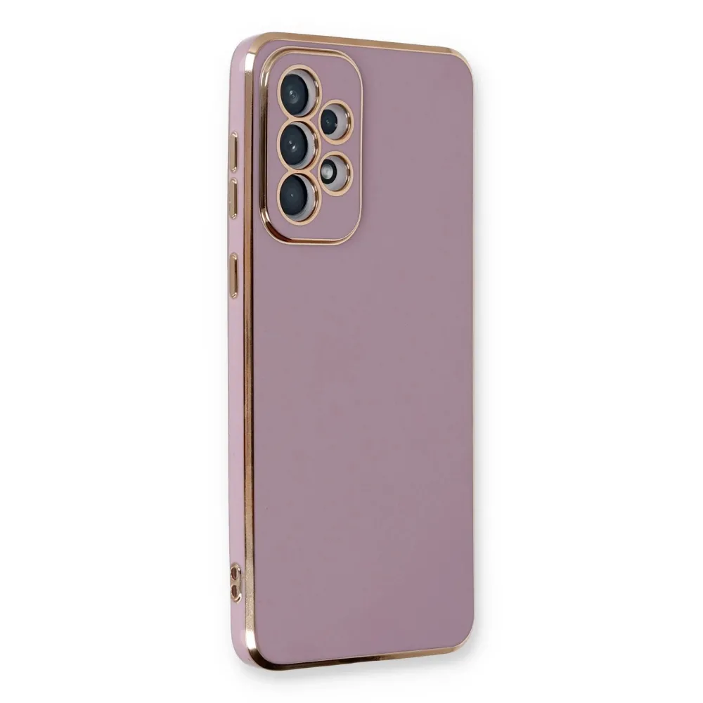Newface Samsung Galaxy A53 5G Kılıf Volet Silikon - Mor