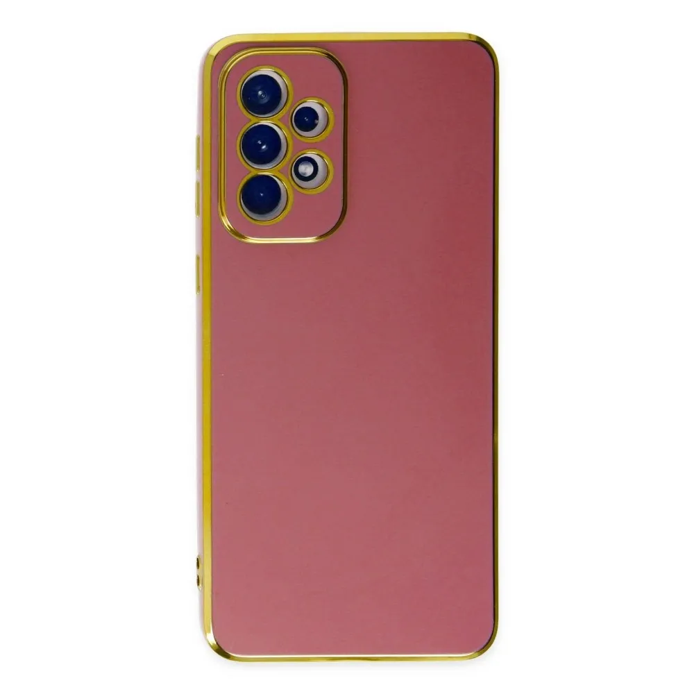Newface Samsung Galaxy A53 5G Kılıf Volet Silikon - Kırmızı