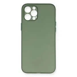 Newface Iphone 12 Pro Kılıf Pp Ultra İnce Kapak - Yeşil