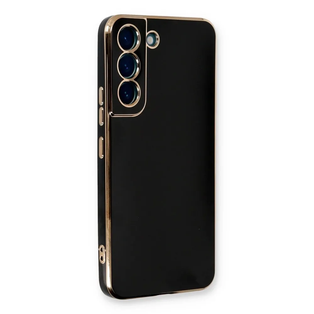 Newface Samsung Galaxy S21 Fe Kılıf Volet Silikon - Siyah
