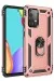 Newface Samsung Galaxy A52 Kılıf Sofya Yüzüklü Silikon Kapak - Rose