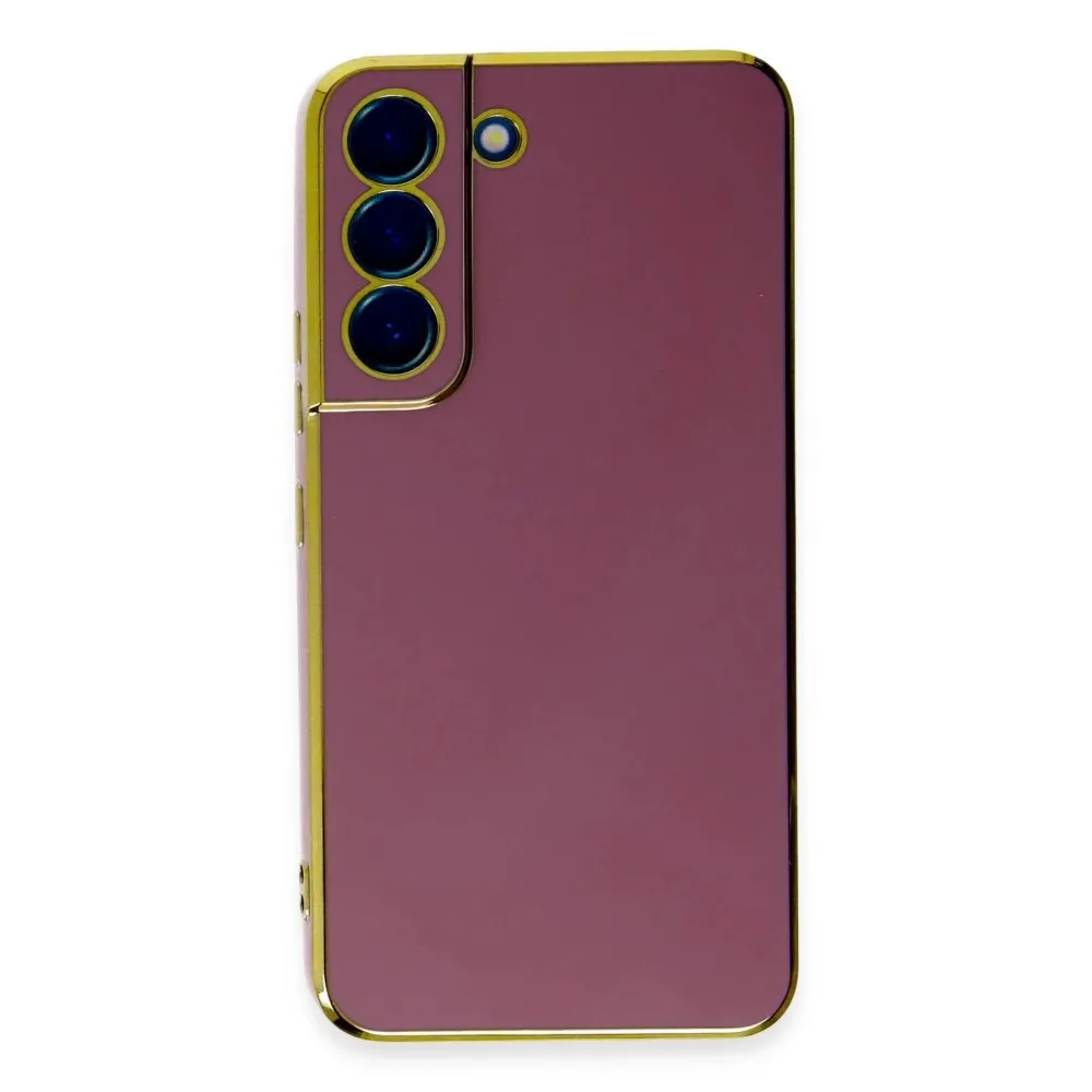 Newface Samsung Galaxy S22 Plus Kılıf Volet Silikon - Kırmızı