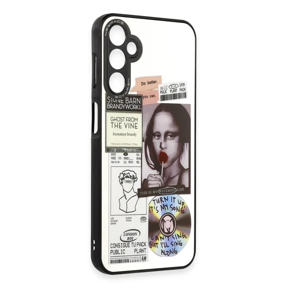 Newface Samsung Galaxy A14 4G Kılıf Mirror Desenli Kapak - Mirror - 2