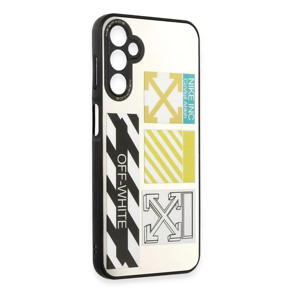 Newface Samsung Galaxy A14 4G Kılıf Mirror Desenli Kapak - Mirror - 6